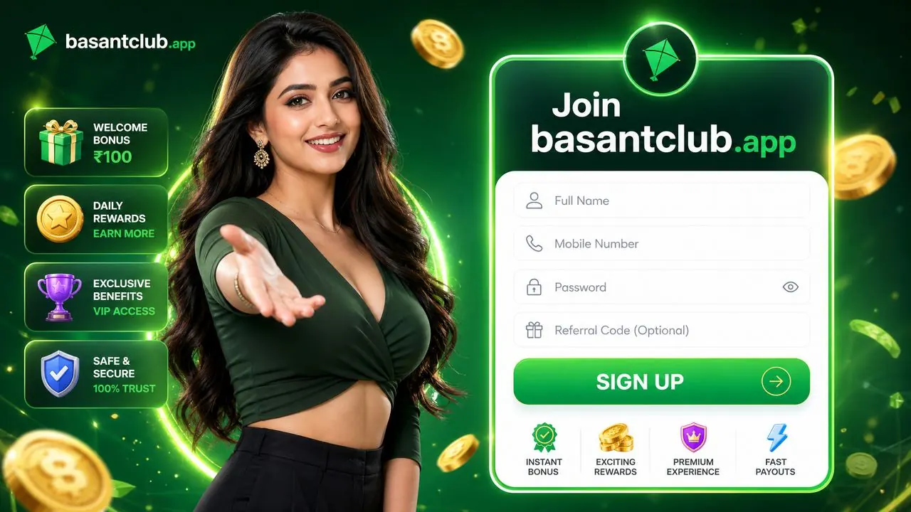 Basant Club App register and welcome bonus FAQ article image